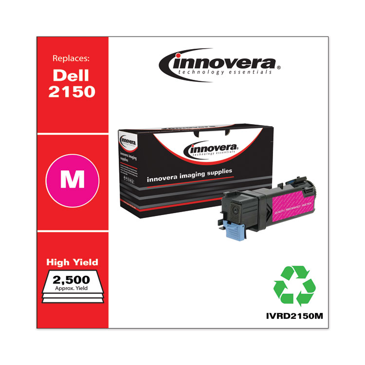 Innovera Remanufactured Magenta High-Yield Toner, Replacement for 331-0717, 2,500 Page-Yield (IVRD2150M)