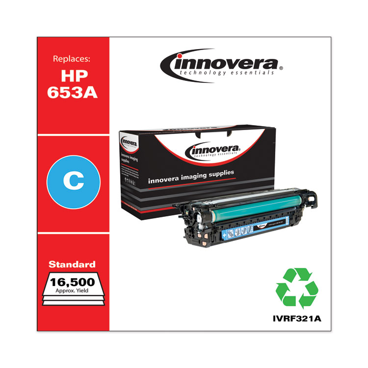 Innovera remanufactured cyan toner cartridges work just as well as the big brand ones but cost less. They are made using good parts and tested before and after to make sure they work great. This toner cartridge fits laser printers and can print up to 16,500 pages. It is with a 100% satisfaction guarantee, and you can trust its quality.