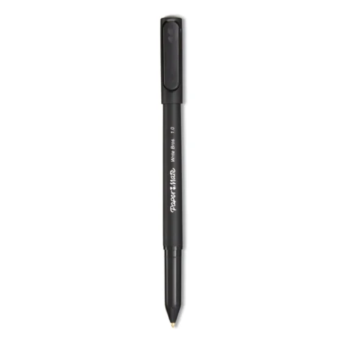 Paper Mate Write Bros. Ballpoint Pen, Stick, Medium 1 mm, Black Ink, Black Barrel, Dozen (PAP3331131C)
