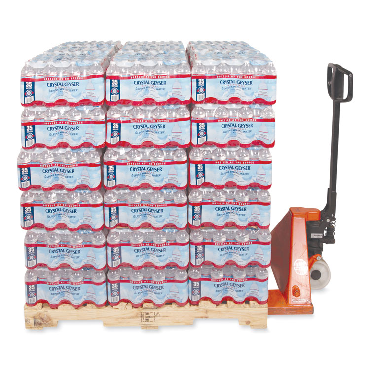 Crystal Geyser Alpine Spring Water, 16.9 oz Bottle, 35/Carton, 54 Cartons/Pallet (CGW35001)