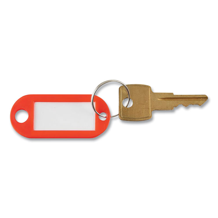 AVTKEY98018 - Advantus Key Tags Label Window, 0.88 x 0.19 x 2, Red, 6/Pack (AVTKEY98018) - Image 2
