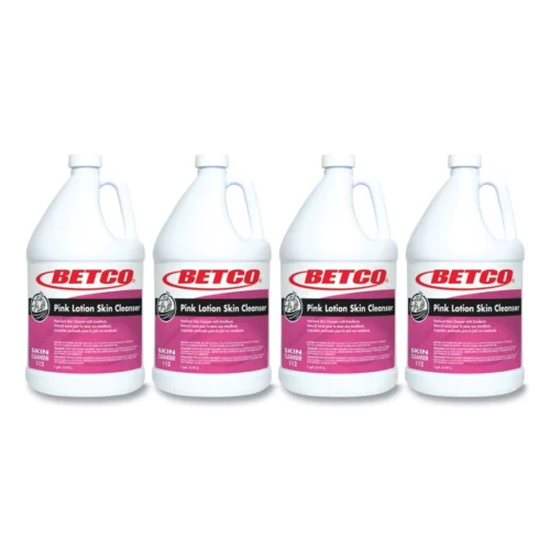 Pink Lotion Skin Cleanser Refill, Clean Bouquet Scent, 1 gal, 4/Carton (BET1120400)