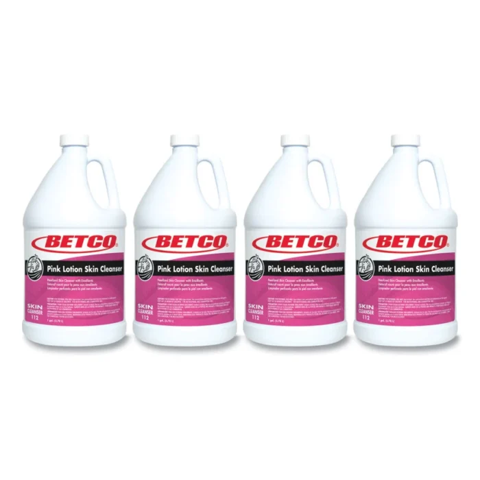 Pink Lotion Skin Cleanser Refill, Clean Bouquet Scent, 1 gal, 4/Carton (BET1120400)
