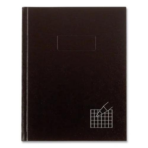 Blueline Professional Quad Notebook, Quadrille Rule (4 sq/in), Black Cover, (96) 9.25 x 7.25 Sheets (REDA9Q)