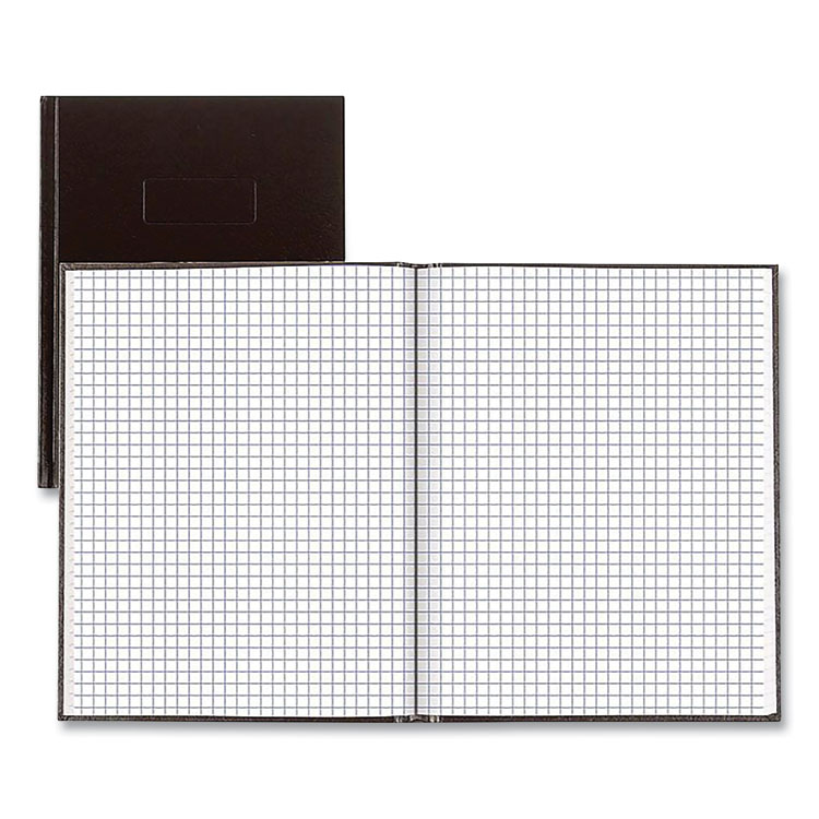 Blueline Professional Quad Notebook, Quadrille Rule (4 sq/in), Black Cover, (96) 9.25 x 7.25 Sheets (REDA9Q)