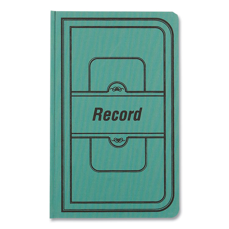 National Tuff Series Record Book, Green Cover, 12 x 7.5 Sheets, 300 Sheets/Book (REDA66300R)