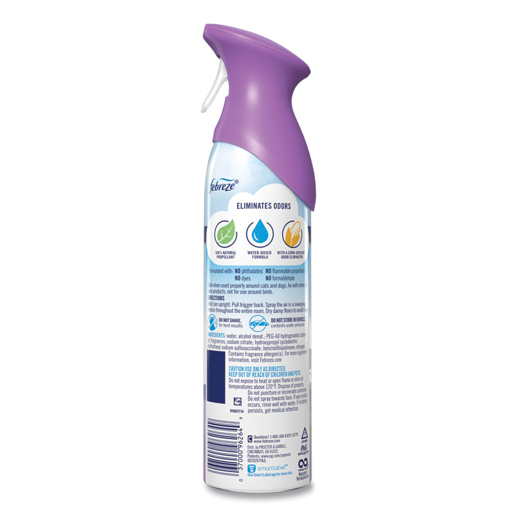 Febreze AIR, Mediterranean Lavender, 8.8 oz Aerosol Spray, 6/Carton (PGC96264)