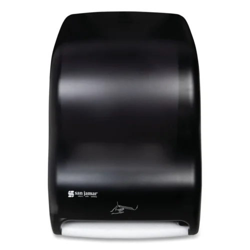 San Jamar Smart System with iQ Sensor Towel Dispenser, 11.75 x 9 x 15.5, Black Pearl (SJMT1400TBK)