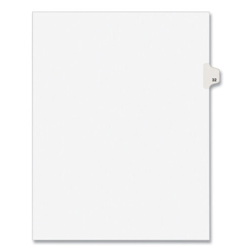 Avery Preprinted Legal Exhibit Side Tab Index Dividers help you organize your documents easily with reinforced, rip-proof tabs. These dividers are unpunched, so they work with most binding systems. They’re perfect for legal documents, mortgage files, and more. The dividers are 11 x 8.5 inches and feature a bold Helvetica font for easy reading. Each pack contains 25 dividers with 10 tabs. These dividers are designed for comb-binding systems.