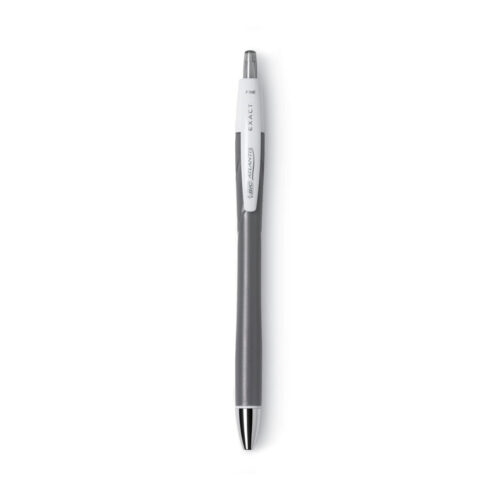BIC GLIDE Exact Ballpoint Pen, Retractable, Fine 0.7 mm, Black Ink, Black Barrel, Dozen (BICVCGN11BK)