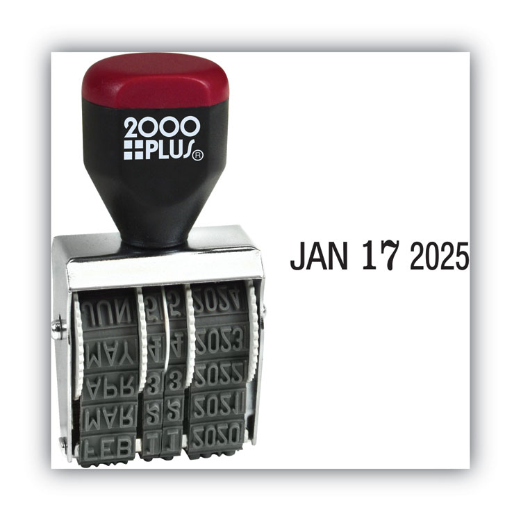COSCO 2000PLUS Traditional Date Stamp, Six Years, 1.38" x 0.19" (COS012731)