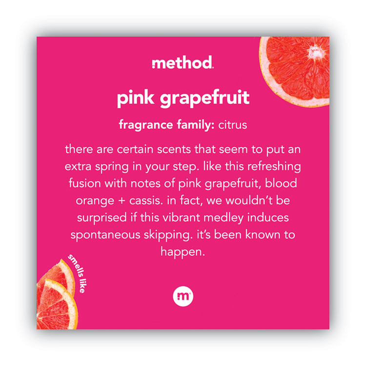 Method Gel Hand Wash, Pink Grapefruit Scent, 12 oz (MTH00039)