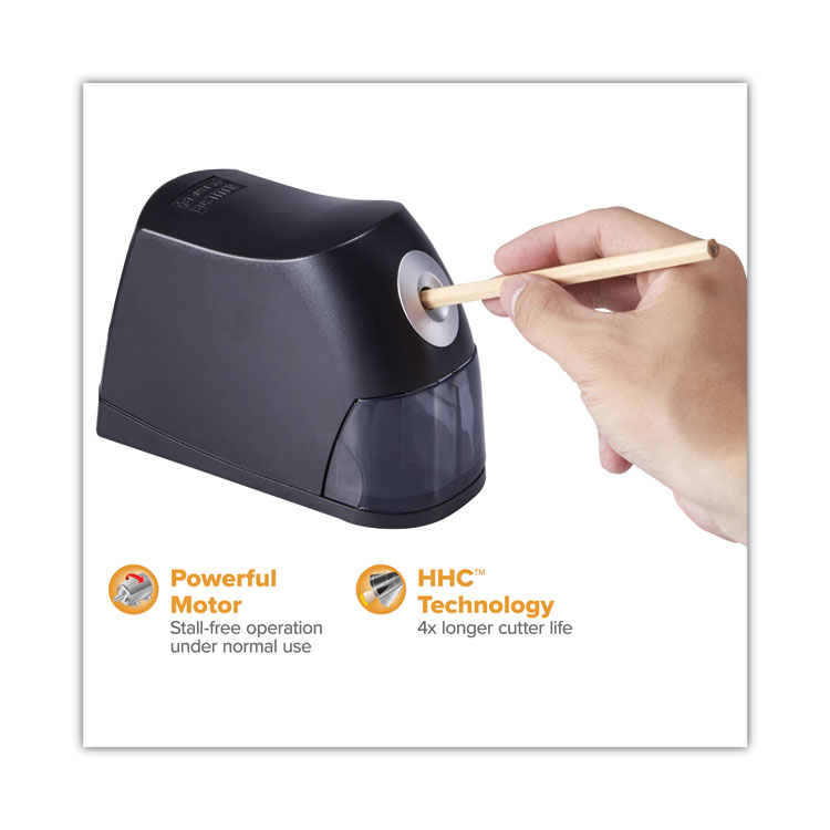 Bostitch Electric Pencil Sharpener, AC-Powered, 2.75 x 7.5 x 5.5, Black (BOS02695)
