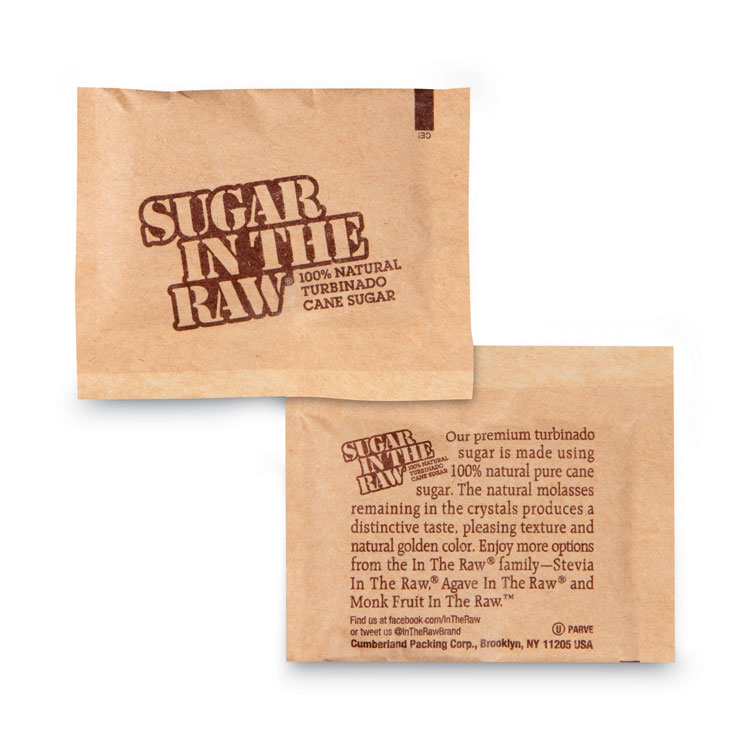 Sugar in the Raw Sugar Packets, 0.2 oz Packets, 200/Box (SMU00319)