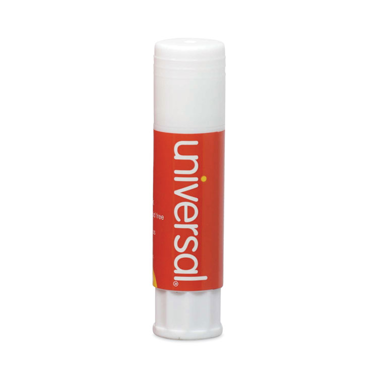 Universal Glue Stick Value Pack, 0.28 oz, Applies and Dries Clear, 30/Pack (UNV75748VP)