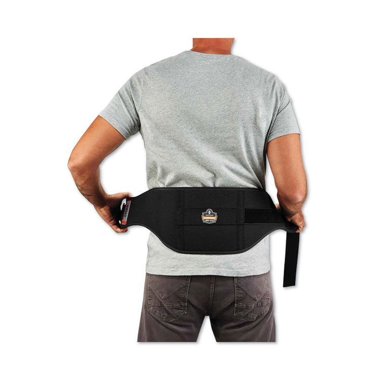 ergodyne ProFlex 1500 Weight Lifters Style Back Support Belt, Large, 34" to 38" Waist, Black (EGO11473)