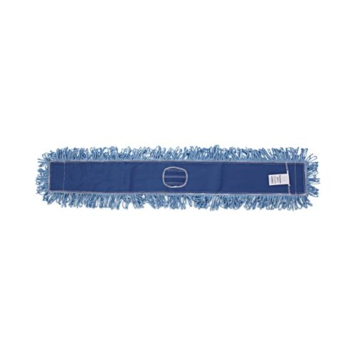 Boardwalk Dust Mop Head, Cotton/Synthetic Blend, 48" x 5", Blue (BWK1148)