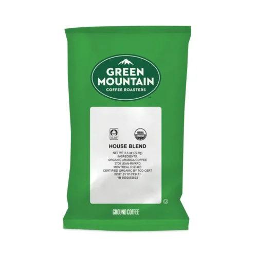Fair Trade Organic House Blend Coffee, Fractional Packs, 2.5 oz, 50/Carton (GMT4493)