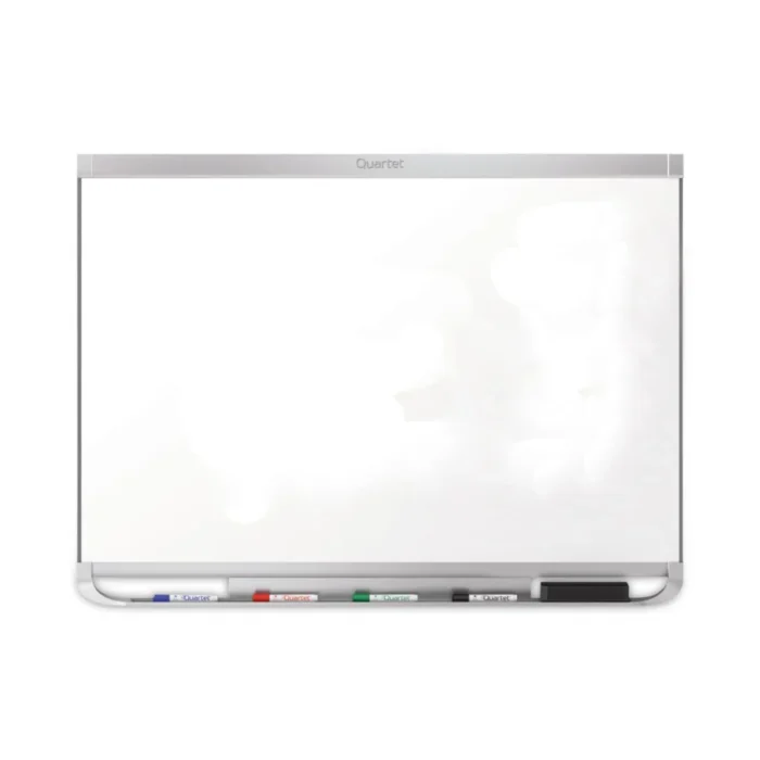 Quartet Prestige 2 DuraMax Magnetic Porcelain, 48 x 36, White Surface, Silver Aluminum/Plastic Frame (QRTP554AP2)