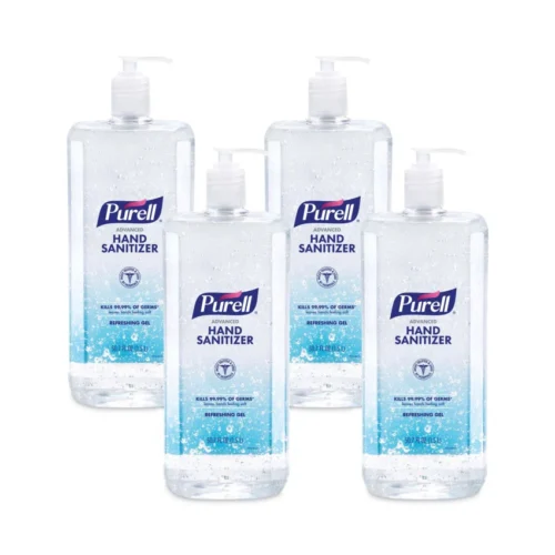 PURELL Advanced Hand Sanitizer Refreshing Gel, 1.5 L Pump Bottle, Clean Scent, 4/Carton (GOJ501504CT)