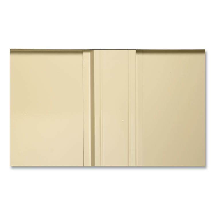 Tennsco Deluxe Recessed Handle Storage Cabinet, 36w x 24d x 78h, Medium Gray (TNN7824RHMG)
