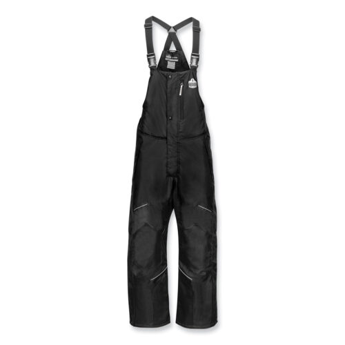 ergodyne N-Ferno 6472 Thermal Bib with 300D Oxford Shell, X-Large, Black (EGO41225)