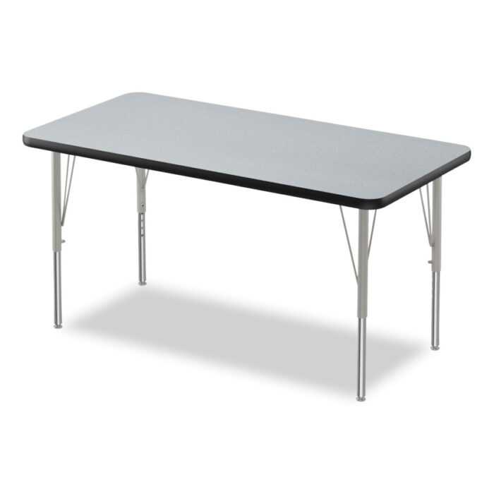 Correll Height-Adjustable Activity Tables, Rectangular, 48w x 24d x 10h, Gray Granite, 4/Pallet (CRL2448TF15954P)