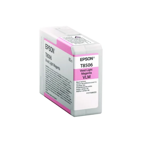 Epson T85060N (T850) UltraChrome High-Yield Ink, Vivid Light Magenta (EPST85060N)