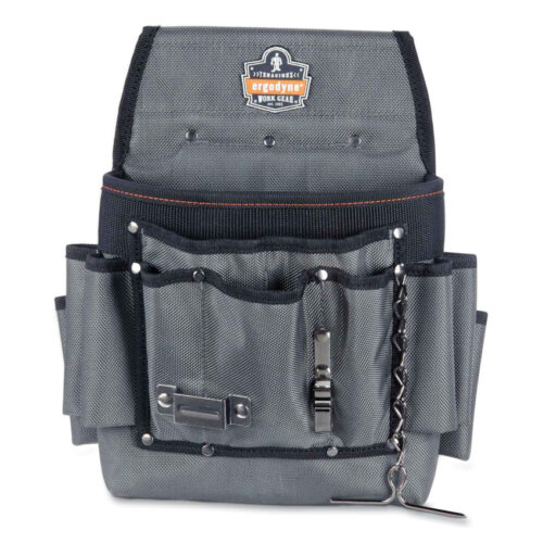 ergodyne Arsenal 5548 Electrician's Synthetic Pouch, 3.5 x 9.5 x 12.5, Polyester, Gray (EGO13648)
