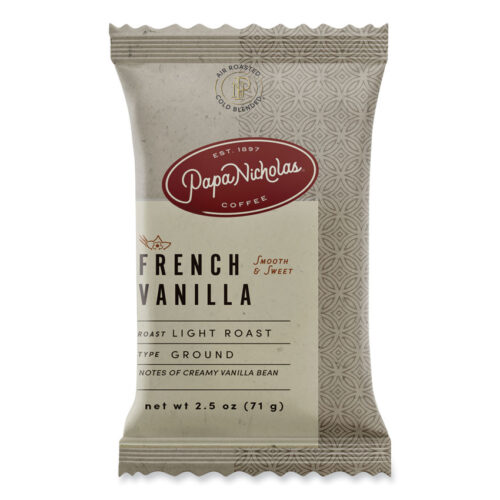 Premium Coffee, French Vanilla, 18/Carton (PCO25188)