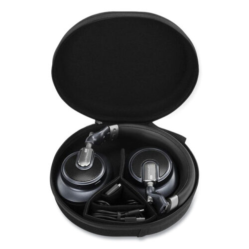 Morpheus 360 Verve HD 360 Hybrid ANC Wireless Over-Ear Headphones, Black/Platinum (MHSHP9750HD)