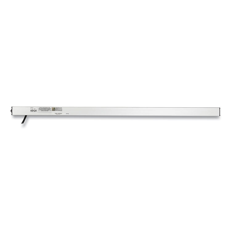 Vertical Power Strip, 12 Outlets, 15 ft Cord, Silver (TRPPS3612)