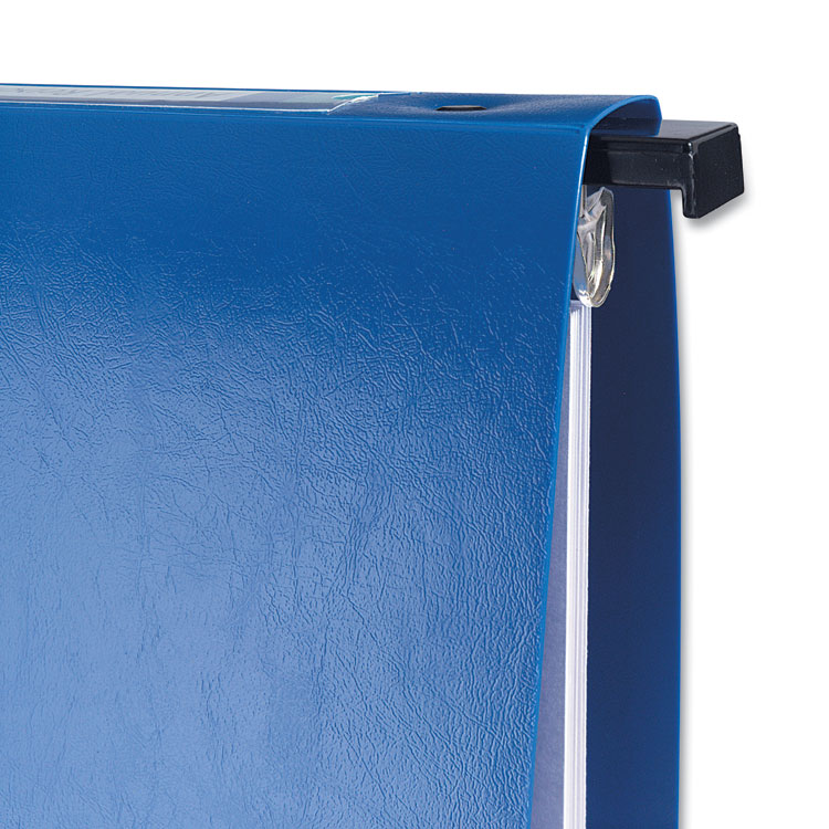 AVE14800 - Avery Hanging Storage Flexible Non-View Binder with Round Rings, 3 Rings, 1" Capacity, 11 x 8.5, Blue (AVE14800) - Image 2