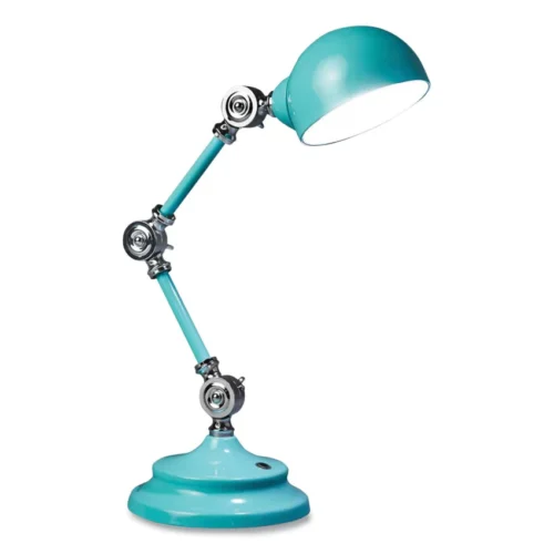 OttLite Wellness Series Revive LED Desk Lamp, 15.5" High, Turquoise (OTTF1485TU9SHPR)