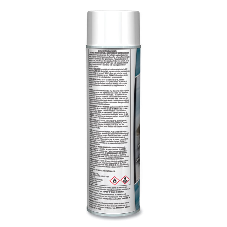 Claire Stainless Steel Maintainer, Lemon Scent, 16 oz Aerosol Spray, Dozen (CGC844)