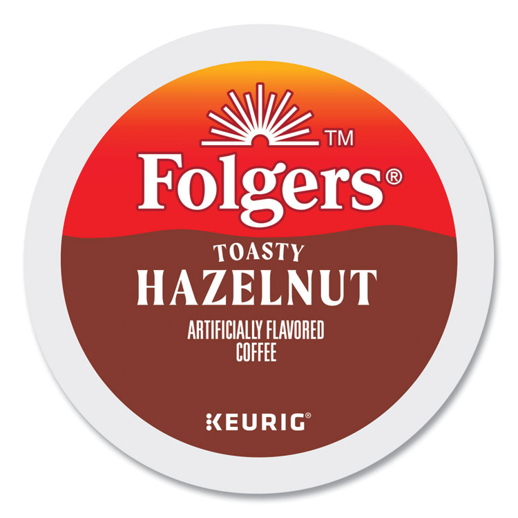 Folgers Toasty Hazelnut Coffee K-Cups, 24/Box (GMT0162)