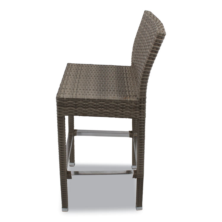 Gama Series Barstools, Supports Up to 300 lb, 31.25" Seat Height, Ivory Seat, Ivory Back, Ivory Base (JMCGAMBSIVY)