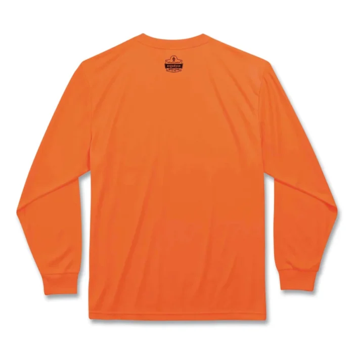 ergodyne GloWear 8091 Non-Certified Hi-Vis Long Sleeve Shirt, Large, Orange (EGO21594)