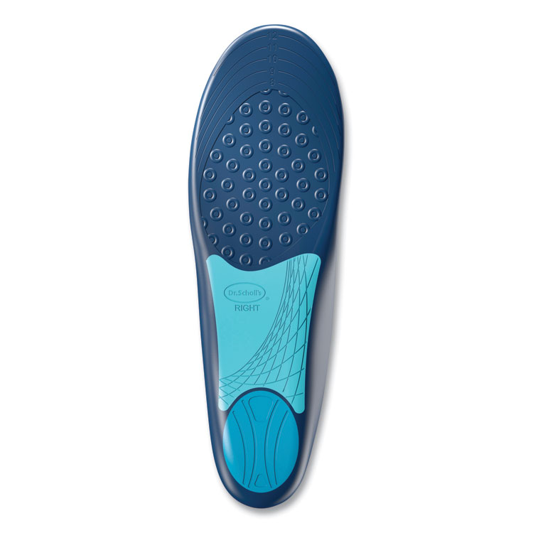 Dr. Scholl's Plantar Fasciitis All Day Pain Relief Orthotics for Men, Men Size 8 to 13, Blue (DSC59037)