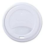 Karat Hot Cup Lids, Fits 10 oz to 24 oz Paper Hot Cups, Sipper Lid, White, 1,000/Carton (KRTCKDL516WPP)