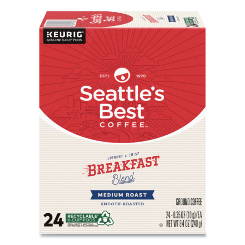 Seattle's Best Breakfast Blend Coffee K-Cups, 24/Box (SEA12407882)