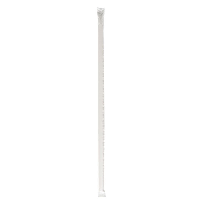 Boardwalk Wrapped Jumbo Straws, 10.25", Polypropylene, Red/White Striped, 2,000/Carton (BWKJSTW1025RW)