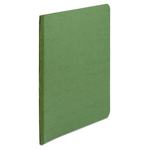 ACCO PRESSTEX Report Cover with Tyvek Reinforced Hinge, Side Bound, 2-Piece Prong Fastener, 8.5 x 11, 3 Capacity, Dark Green (ACC25076)