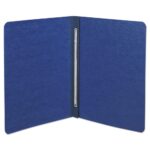 ACCO PRESSTEX Report Cover with Tyvek Reinforced Hinge, Side Bound, Two-Piece Prong Fastener, 3 Capacity, 8.5 x 11, Dark Blue (ACC25073)
