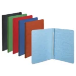 ACCO PRESSTEX Report Cover with Tyvek Reinforced Hinge, Side Bound, Two-Piece Prong Fastener, 3 Capacity, 8.5 x 11, Light Blue (ACC25072)