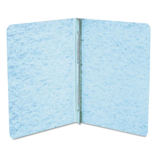 ACCO PRESSTEX Report Cover with Tyvek Reinforced Hinge, Side Bound, Two-Piece Prong Fastener, 3 Capacity, 8.5 x 11, Light Blue (ACC25072)