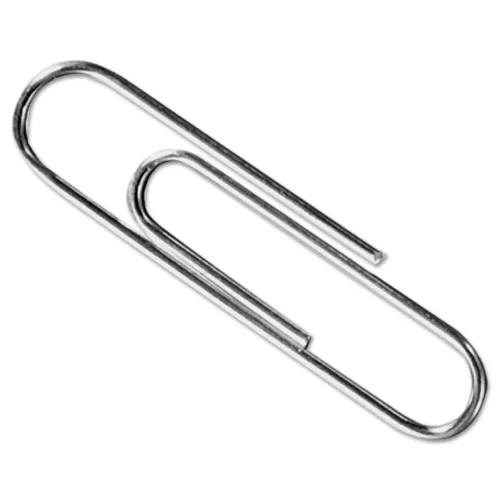 ACCO Paper Clips, #3, Smooth, Silver, 100 ClipsBox, 10 BoxesPack (ACC72320)