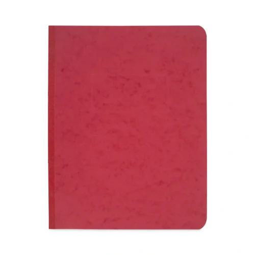 ACCO Pressboard Report Cover with Tyvek Reinforced Hinge, Two-Piece Prong Fastener, 3 Capacity, 8.5 x 11, RedRed (ACC25978)
