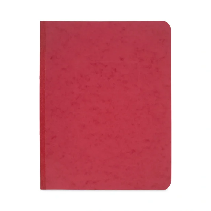 ACCO Pressboard Report Cover with Tyvek Reinforced Hinge, Two-Piece Prong Fastener, 3 Capacity, 8.5 x 11, RedRed (ACC25978)