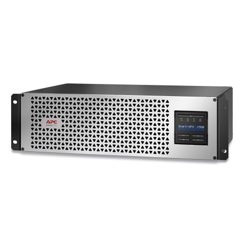 APC SMTL1500RM3UC Smart-UPS Li-Ion Rackmount Battery Backup System, 6 Outlets, 1,500 VA, 680 J (APWSMTL1500RM3U)